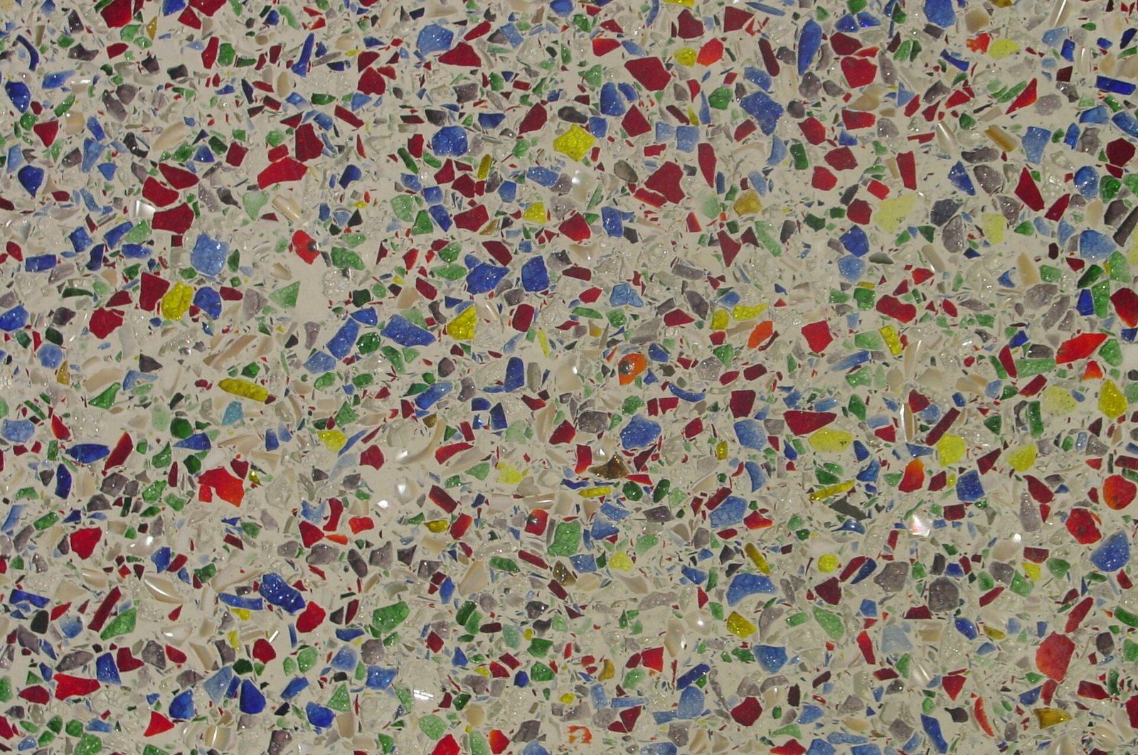 A terrazzo floor of colored stone and glass chips set in pale cement, a Wikimedia Commons photograph in the encyclopedia of Mike Kobeissi